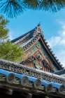 Decorative roof, Ninomaru-goten Palace, Nijo Castle, Kyoto, Japan Art Print